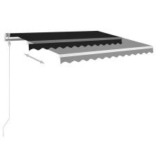 Automatinė markizė su LED/vėjo jutikliu, antracito, 350x250cm