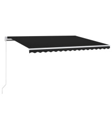 Automatinė markizė su LED/vėjo jutikliu, antracito, 450x300cm