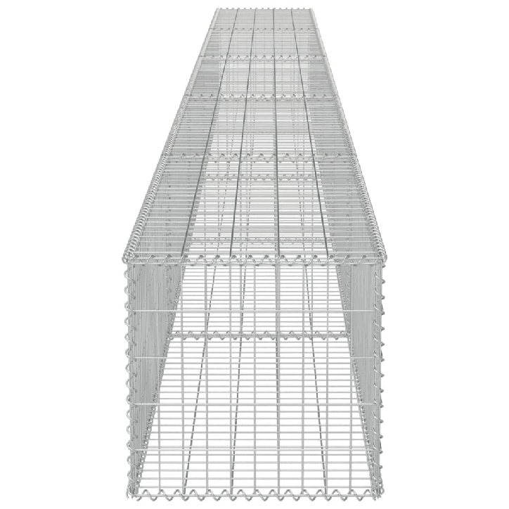 Gabiono siena su dang., galvanizuotas plienas, 600x50x50cm