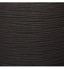 Capi Vazonas Nature Rib, juodos spalvos, 30x30cm, kvadratinis, KBLR902