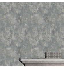 DUTCH WALLCOVERINGS Tapetai, betono pilkos spalvos, TP1008