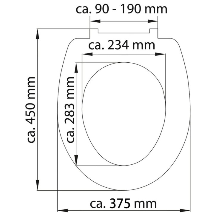 SCHÜTTE Klozeto sėdynė su soft-close mechanizmu MAGIC LIGHT