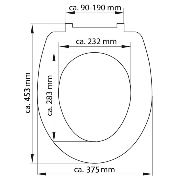 SCHÜTTE Klozeto sėdynė su soft-close mechanizmu ROMANTIC, duroplastas