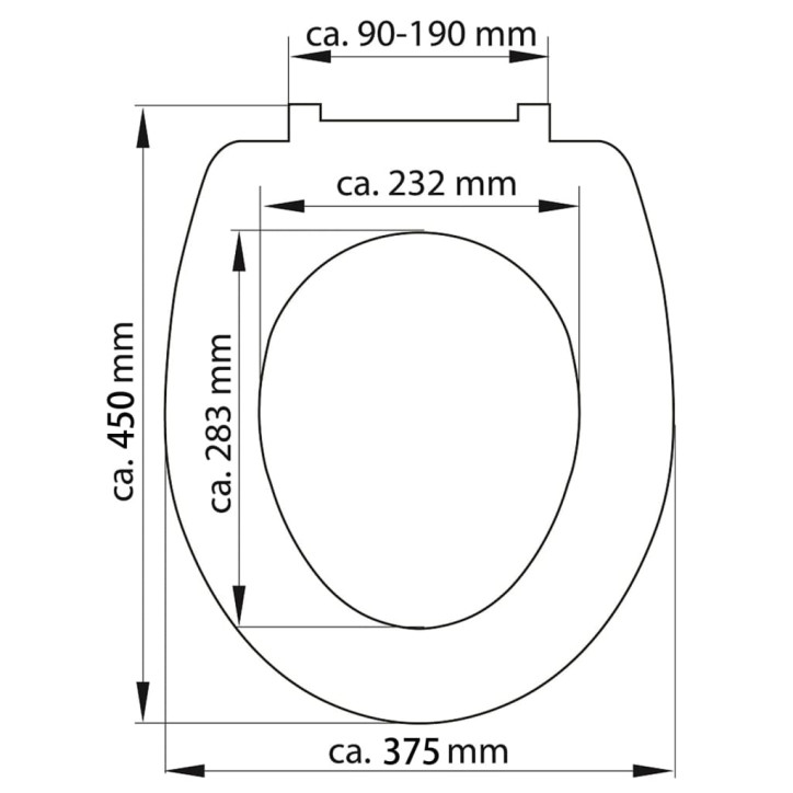 SCHÜTTE Klozeto sėdynė su soft-close mechanizmu WOOD HEART