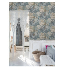 DUTCH WALLCOVERINGS Tapetai, pilki ir žali, betono imitacija