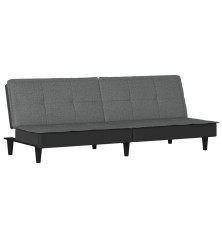 Sofa-lova, tamsiai pilkos spalvos, audinys