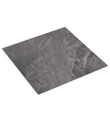 Grindų plokštės, 5,11m², prilipdomos, juodos su raštais, PVC