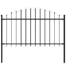 Lauko tvora su iečių viršug., juoda, (1,25-1,5)x1,7m, plienas