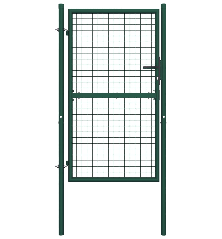 Vartai, žalios spalvos, 100x150cm, plienas