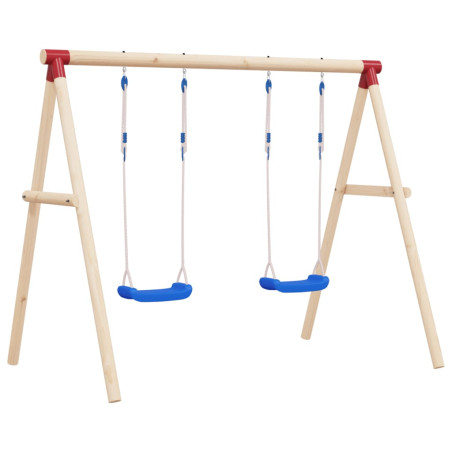 Sūpynės su virvėmis, 2vnt., mėlynos, 37x15cm, polietilenas