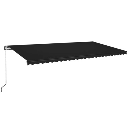 Automatinė markizė su LED/vėjo jutikliu, antracito, 600x350cm