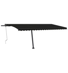 Automatinė markizė su LED/vėjo jutikliu, antracito, 500x350cm