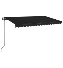 Automatinė markizė su LED/vėjo jutikliu, antracito, 400x350cm