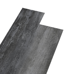 Grindų plokštės, blizgios pilkos spalvos, PVC, 5,26m², 2mm