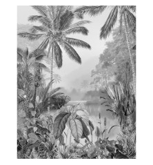 Komar Fototapetai Lac Tropical Black & White, 200x270cm