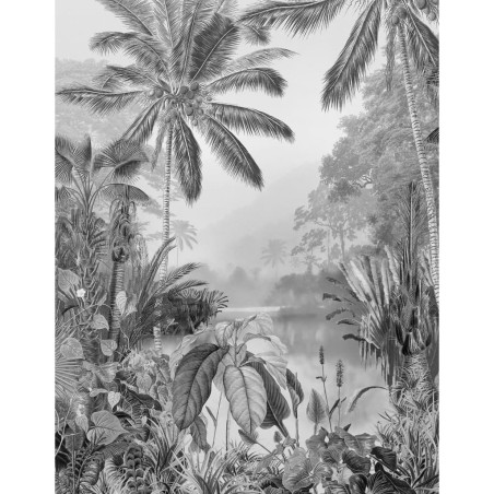 Komar Fototapetai Lac Tropical Black & White, 200x270cm