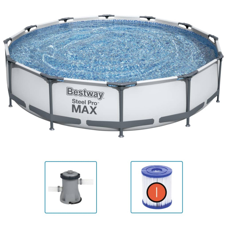 Bestway Steel Pro MAX Baseino rinkinys, 366x76cm