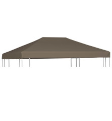 Viršutinis pavėsinės uždangalas, taupe spalvos, 3x3m, 310 g/m²