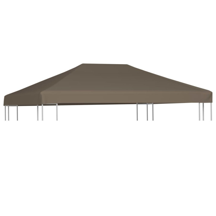 Viršutinis pavėsinės uždangalas, taupe spalvos, 3x3m, 310 g/m²