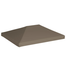 Viršutinis pavėsinės uždangalas, taupe spalvos, 3x3m, 310 g/m²