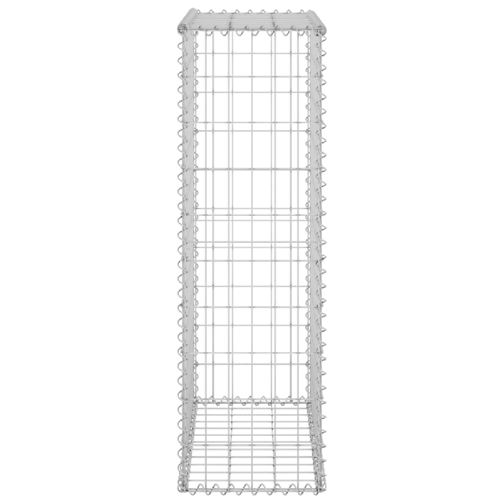 Gabiono siena su dangčiais, 60x30x100cm, galvanizuotas plienas