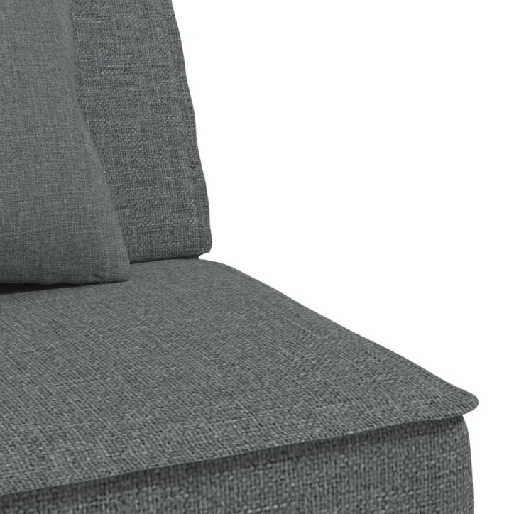 L formos sofa-lova, tamsiai pilka, 255x140x70cm, audinys