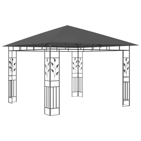 Pavėsinė su tinkleliu nuo uodų, antracito, 3x3x2,73m, 180g/m²