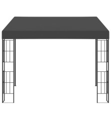 Prie sienos montuojama pavėsinė, antracito, 3x3m, audinys