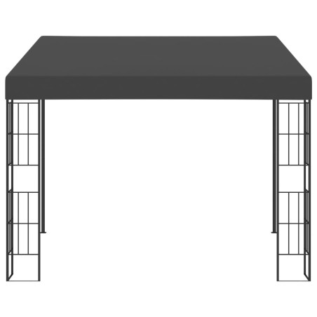 Prie sienos montuojama pavėsinė, antracito, 3x3m, audinys