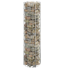 Gabiono lovelis, 30x100cm, galvanizuotas plienas, apskritas