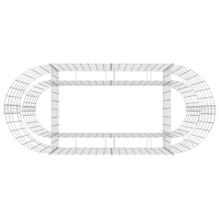 Gabiono lovelis, 120x50x50cm, galvanizuota geležis, aukštas