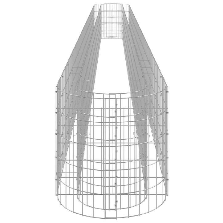 Gabiono lovelis, 610x50x50cm, galvanizuota geležis, aukštas