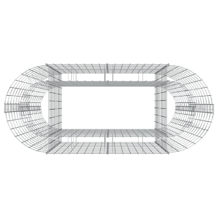 Gabiono lovelis, 120x50x100cm, galvanizuota geležis, aukštas