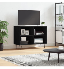 Televizoriaus spintelė, juoda, 69,5x30x50cm, apdirbta mediena