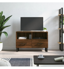 Televizoriaus spintelė, ruda ąžuolo, 80x36x50cm, mediena