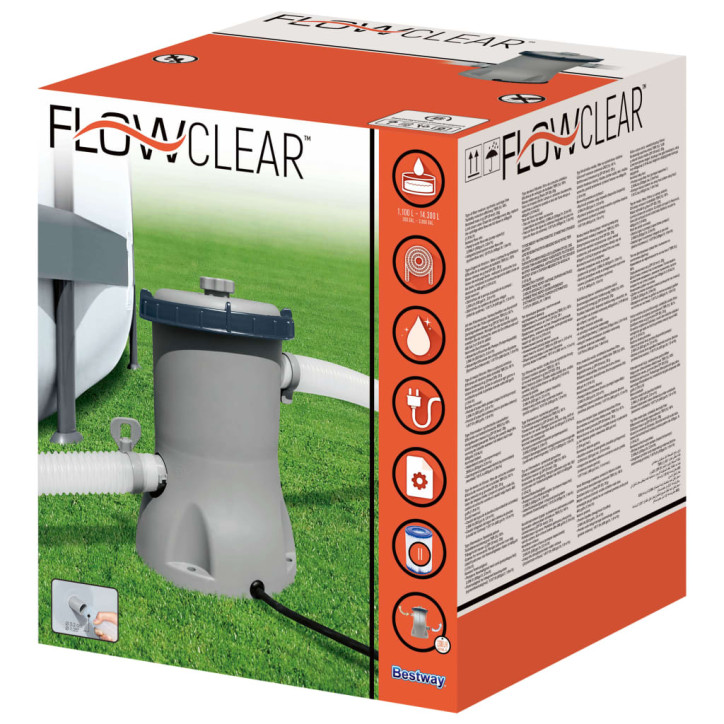 Bestway Flowclear Baseino siurblys su filtru, 2006 l/val.