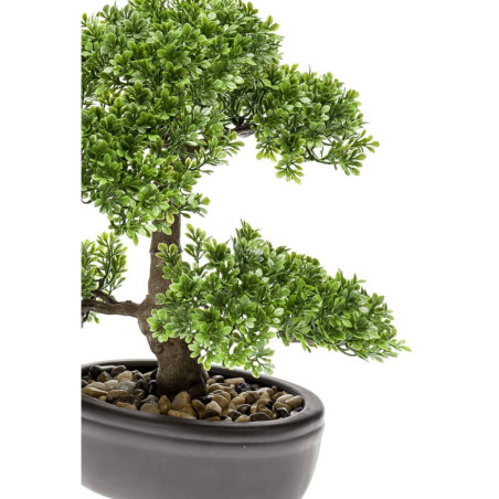 Emerald Dirbtinis fikusas, mini bonsai medis, žalias, 32cm, 420002