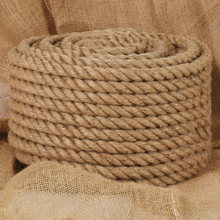 Džiuto virvė, 100 m ilgio, 16 mm storio