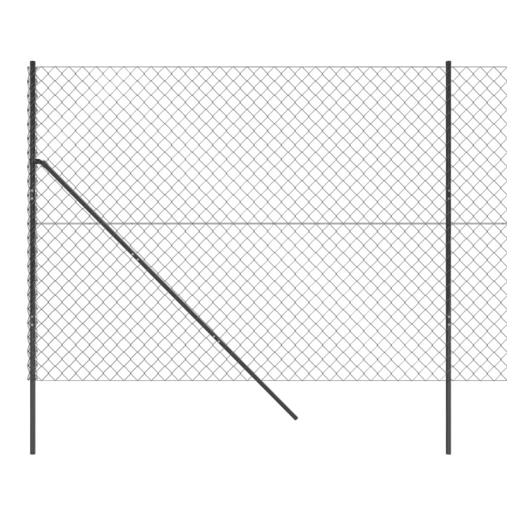 Tinklinė tvora, antracito spalvos, 1,8x25m