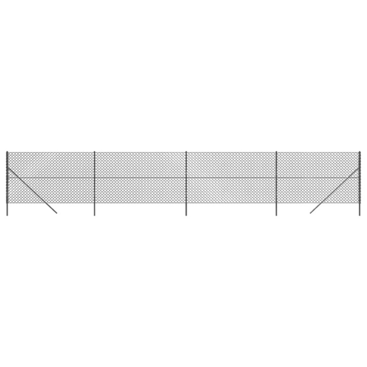 Tinklinė tvora, antracito spalvos, 2,2x10m