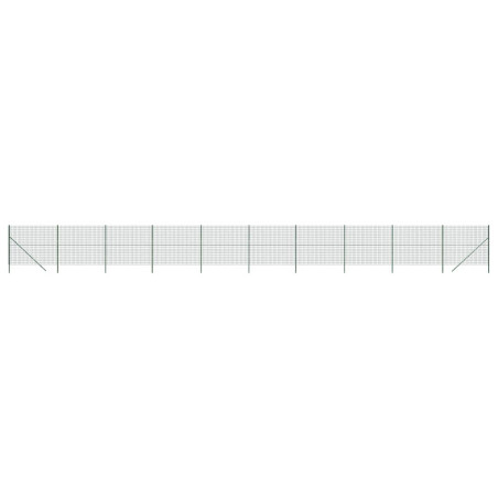 Vielinė tinklinė tvora, žalia, 2x25m, galvanizuotas plienas