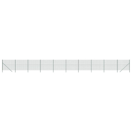 Vielinė tinklinė tvora, žalia, 1,6x25m, galvanizuotas plienas