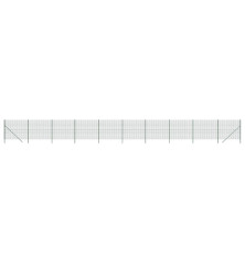 Vielinė tinklinė tvora, žalia, 2,2x25m, galvanizuotas plienas