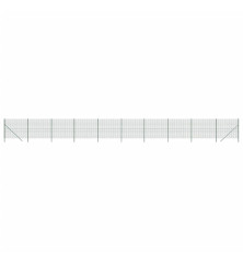 Vielinė tinklinė tvora, žalia, 1,4x25m, galvanizuotas plienas