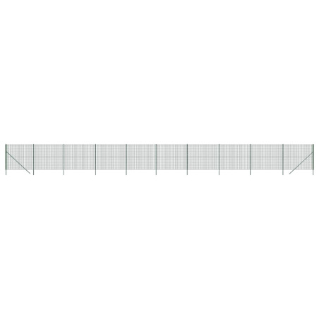 Vielinė tinklinė tvora, žalia, 1,8x25m, galvanizuotas plienas