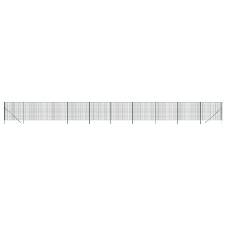 Vielinė tinklinė tvora, žalia, 1,8x25m, galvanizuotas plienas