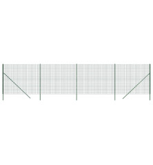 Vielinė tinklinė tvora, žalia, 1,6x10m, galvanizuotas plienas