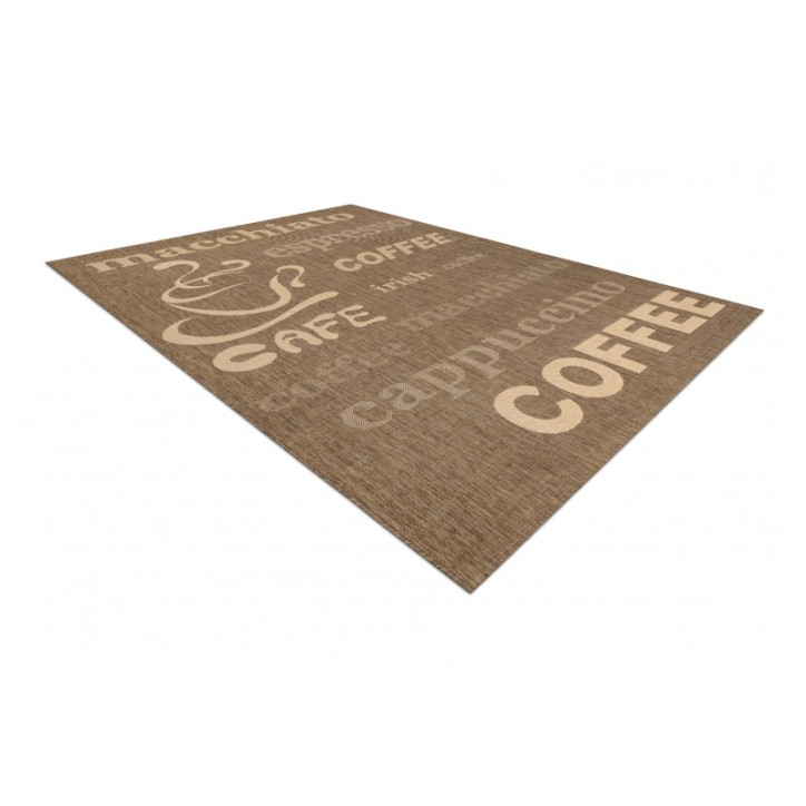 Rudas sizalio kilimas FLOORLUX Coffee