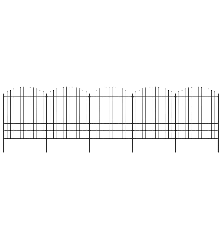 Sodo tvora su iečių viršug., juoda, (1,75-2)x8,5m, plienas