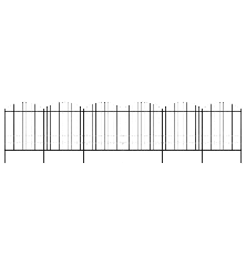 Sodo tvora su iečių viršug., juoda, (1,75-2)x10,2m, plienas